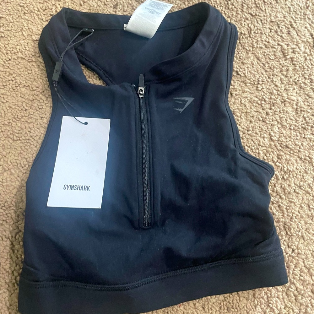 Nike zip up training crop
